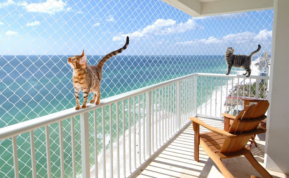 Balcony safety nets